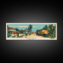 Load image into Gallery viewer, Daloa, Ivory Coast Panoramic Canvas Print, Daloa, Ivory Coast Painting, Ivory Coast Art, Daloa Travel Poster, Travel Art, Living Room Painting
