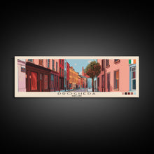Load image into Gallery viewer, Drogheda, Ireland Panoramic Canvas Print, Drogheda, Ireland Painting, Ireland Art, Drogheda Travel Poster, Travel Art, Living Room Painting
