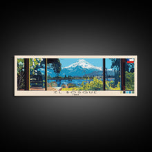 Load image into Gallery viewer, El Bosque, Chile Panoramic Canvas Print, El Bosque, Chile Painting, Chile Art, El Bosque Travel Poster, Travel Art, Guest Room Painting
