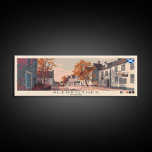 Carregar imagem no visualizador da galeria, Glenrothes, Scotland Panoramic Canvas Print, Glenrothes, Scotland Painting, Scotland Art, Glenrothes Travel Poster, Travel Art, Housewarming Gift
