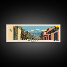 Load image into Gallery viewer, Ibarra, Ecuador Panoramic Canvas Print, Ibarra, Ecuador Painting, Ecuador Art, Ibarra Travel Poster, Travel Art, Housewarming Gift
