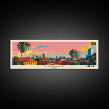 Carregar imagem no visualizador da galeria, Lusaka, Zambia Panoramic Canvas Print, Lusaka, Zambia Painting, Zambia Art, Lusaka Travel Poster, Travel Art, Guest Room Painting
