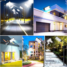 Load image into Gallery viewer, 1800W LED Street Light Outdoor - [Warm White] 3000K Solar Street Lights , Dusk to Dawn, Motion Sensor With Remote
