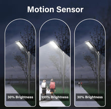 Load image into Gallery viewer, 1500W Solar Street Light 30000LM LED Outdoor Waterproof Dusk to Dawn for Yard Lighting IP66 6000K with Bracket and Remote Control
