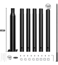 Carregar imagem no visualizador da galeria, 20Ft Commercial Grade Street/Parking/Flag Light Pole, Aluminum + Cage  1-Pack
