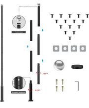 Carregar imagem no visualizador da galeria, 20Ft Commercial Grade Street/Parking/Flag Light Pole, Aluminum + Cage  1-Pack
