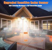 Load image into Gallery viewer, 2-Pack SmartYard Solar Outdoor Lights, Metal Solar Security/Flood Lights ,2000LM Motion Sensor

