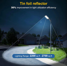 Load image into Gallery viewer, 1000W Solar Street Light Parking Lot Lights, 6500K Solar Led Outdoor Lights, Solar Lights Outdoor Waterproof, Dusk to Dawn
