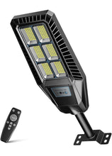 Load image into Gallery viewer, 1500W Solar Street Light 30000LM LED Outdoor Waterproof Dusk to Dawn for Yard Lighting IP66 6000K with Bracket and Remote Control
