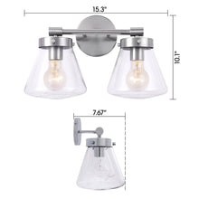 Load image into Gallery viewer, Gleam Modern Farmhouse 2-Light Vanity Light
