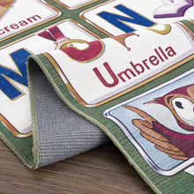 Load image into Gallery viewer, Osric Colorful Alphabet Washable Kids Rug - Clearance
