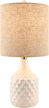 Carregar imagem no visualizador da galeria, Gulmarrad Textured Ivory Ceramic Table Lamp

