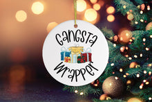 Cargar imagen en el visor de la galería, Gangsta Wrapper Christmas Ornament

