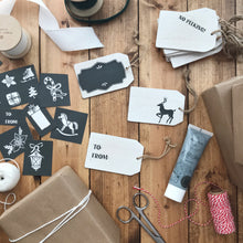 Load image into Gallery viewer, Gift Giving - Mesh Stencil 8.5x11
