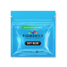 Cargar imagen en el visor de la galería, Sky Blue Glow in the Dark Epoxy Powder Pigment
