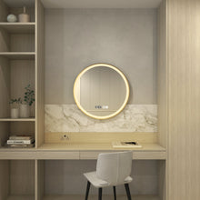 Load image into Gallery viewer, Gold Frame Vanity Mirror
