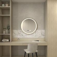Load image into Gallery viewer, Gold Frame Vanity Mirror
