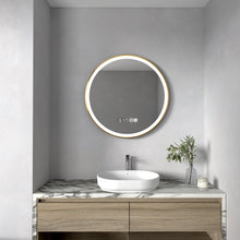 Load image into Gallery viewer, Gold Frame Vanity Mirror
