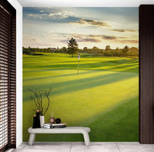 Cargar imagen en el visor de la galería, Golf Course Wallpaper. Sunset Over Golf Course. #6747
