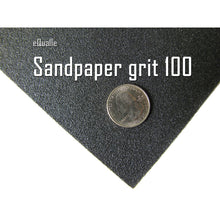 Load image into Gallery viewer, 100 Grit Sandpaper Sheets – 50 Pack, 9x11 in, Wet or Dry Use
