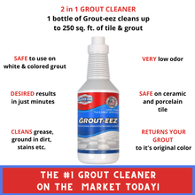 Cargar imagen en el visor de la galería, 12 Quart Bottles Of Grout-eez With 2 Grout Brushes
