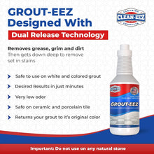 Load image into Gallery viewer, Grout-eez 2 Bottle Kit With FREE Stand Up Grout Brush 32oz
