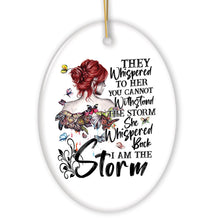 Carregar imagem no visualizador da galeria, Gypsy I am The Storm Sassy Feminist Ornament
