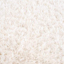 Cargar imagen en el visor de la galería, Faina Solid Cream Shag Rug Washable
