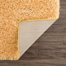Carregar imagem no visualizador da galeria, Faina Gold Yellow Washable Shag Rug
