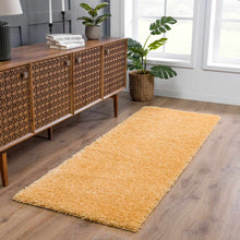 Carregar imagem no visualizador da galeria, Faina Gold Yellow Washable Shag Rug
