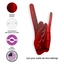 Carregar imagem no visualizador da galeria, Bundle |  4-Piece Set of Rock On, Hang Loose, I Love You and Peace Sign Hand Silhouettes
