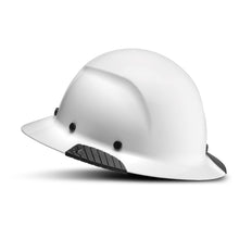 Load image into Gallery viewer, DAX Carbon Fiber White Full Brim Hardhat
