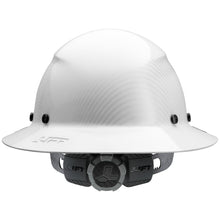 Load image into Gallery viewer, DAX White Carbon Full Brim Hard Hat
