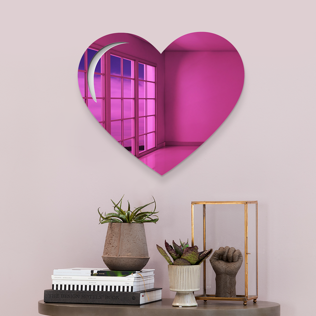 Purchases Art heart mirror by JP.app 24x18x2.Beaut