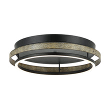 Cargar imagen en el visor de la galería, 18 Inch Round Farmhouse LED Flush Mount Ceiling Light
