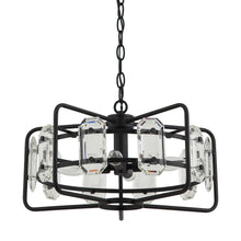 Cargar imagen en el visor de la galería, 4-Light Golden or Black Modern Crystal Pendant Light
