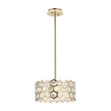 Carregar imagem no visualizador da galeria, 13 Inch Modern Golden 3-Light Island Pendant Lighting for Living Room

