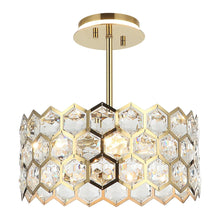 Carregar imagem no visualizador da galeria, 13 Inch Modern Golden 3-Light Island Pendant Lighting for Living Room
