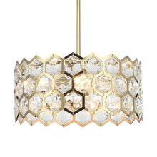 Carregar imagem no visualizador da galeria, 13 Inch Modern Golden 3-Light Island Pendant Lighting for Living Room
