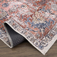 Carregar imagem no visualizador da galeria, Burgundy Holi-2303 Washable Area Rug
