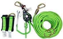 Load image into Gallery viewer, Frontline HLK1004 4-person 100&#39; Adjustable Horizontal Lifeline System with 6&#39; Anchor Straps
