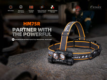 Load image into Gallery viewer, Fenix HM75R Rechargeable Industrial Headlamp - 1600 Lumens
