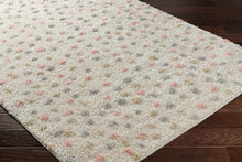 Carregar imagem no visualizador da galeria, Cansu Pink &amp; Cream Dotted Area Rug
