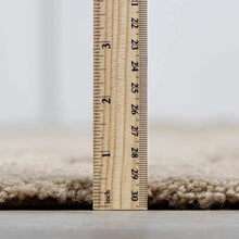 Load image into Gallery viewer, Washable Handmade Wool Rug - Brown
