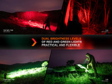 Carregar imagem no visualizador da galeria, Fenix HT32 Hunting Flashlight with Red &amp; Green Output
