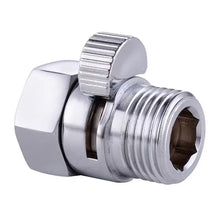 Load image into Gallery viewer, Water Flow Control Valve Brass G1/2 shower Flow Restrictor Adjustable Water Volume for HandHeld Shower Head Shut Off Valve
