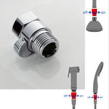 Load image into Gallery viewer, Water Flow Control Valve Brass G1/2 shower Flow Restrictor Adjustable Water Volume for HandHeld Shower Head Shut Off Valve
