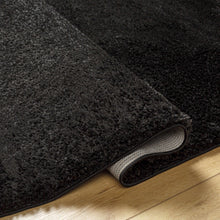 Load image into Gallery viewer, Heavenly Solid Black Plush Rug - Clearance
