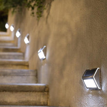 Load image into Gallery viewer, Stainless Steel LED Solar Stair Step Lights | Dusk to Dawn Auto On/Off | (2024 Model)
