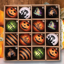 Carregar imagem no visualizador da galeria, Halloween Ornament Round Ball 16 Piece Set
